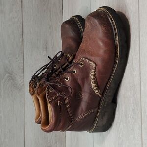 Ariat Womens Y2K Leather High Top Combat 10001254 Boots platform shoes sz 8B